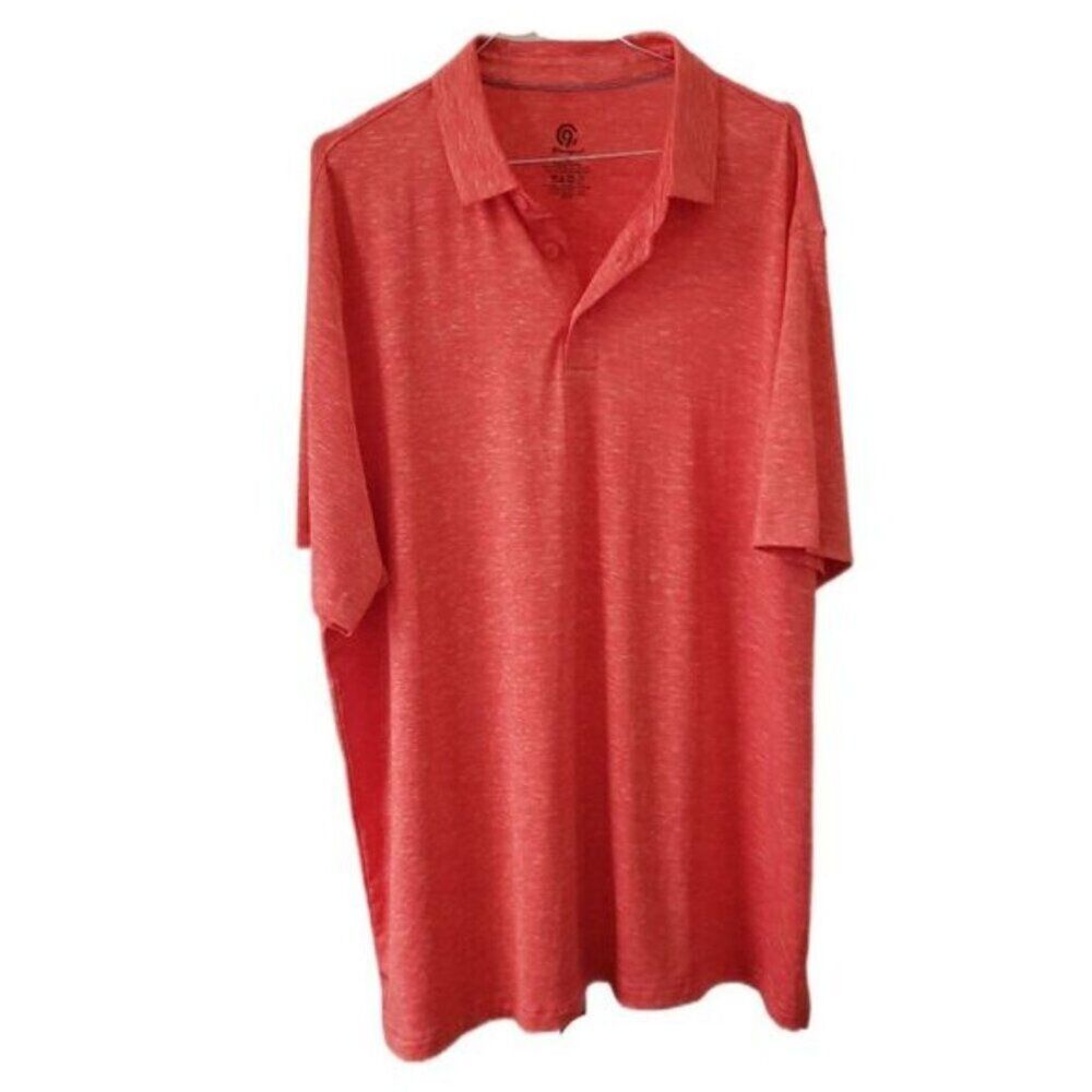 Champion Men's Orange Dri-Fit Lightweight Polo